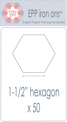 HUGS N KISSES EPP HEXIES 1.25"