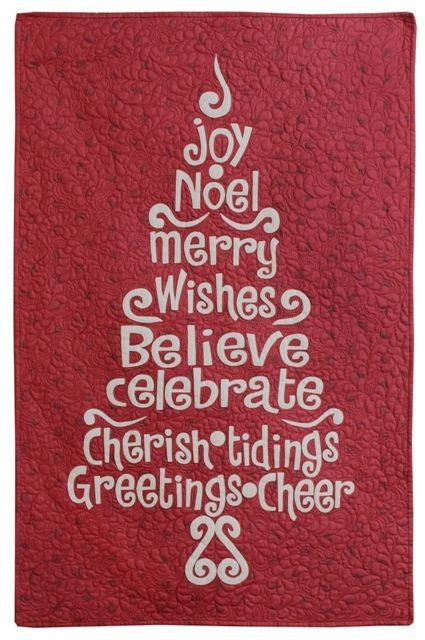 HUGS N KISSES O HAPPY CHRISTMAS PATTERN