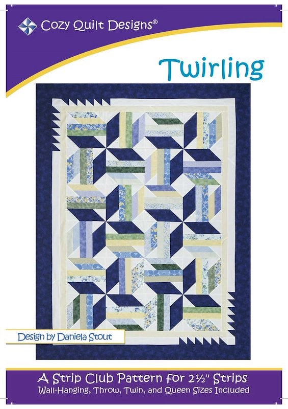 COZY QUILT DESIGNS TWIRLING PATTERN