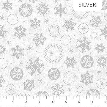 NORTHCOTT WINTERLUDE WINTERFUL SILVER