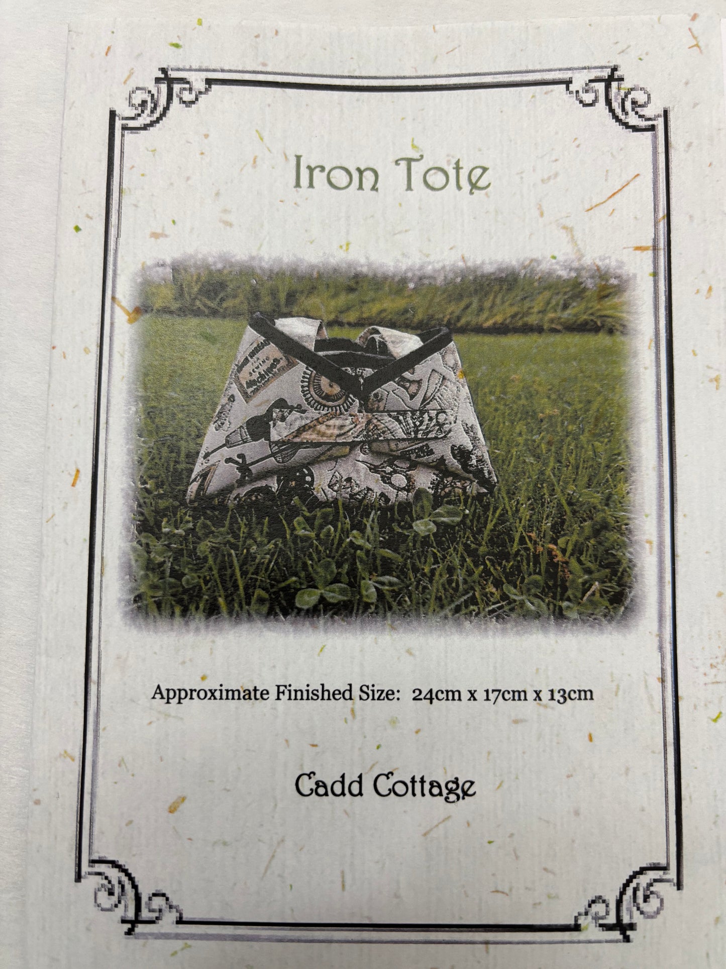 CADD COTTAGE IRON TOTE PATTERN