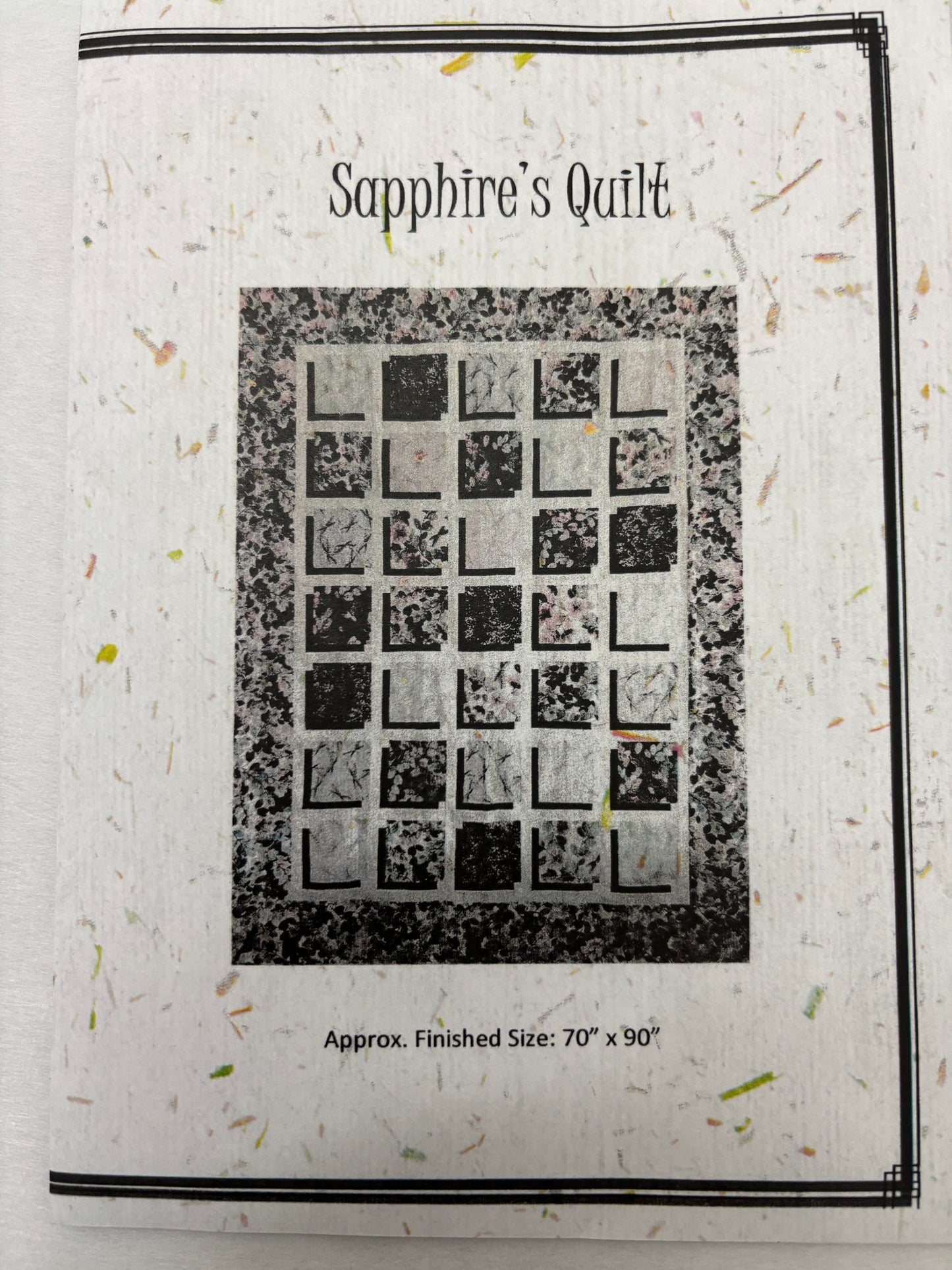 CADD COTTAGE SAPPHIRE'S QUILT PATTERN