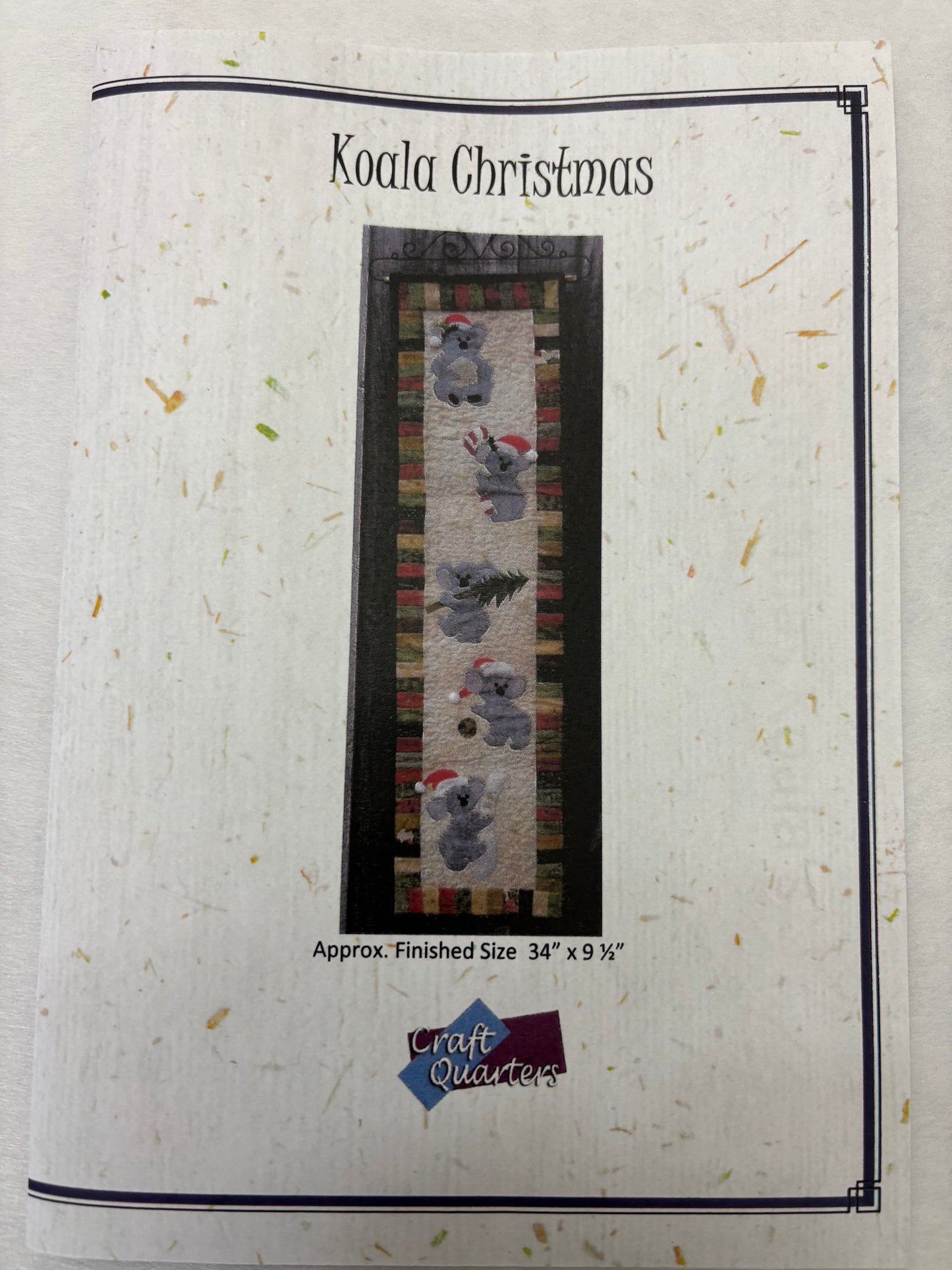 CADD COTTAGE KOALA CHRISTMAS PATTERN
