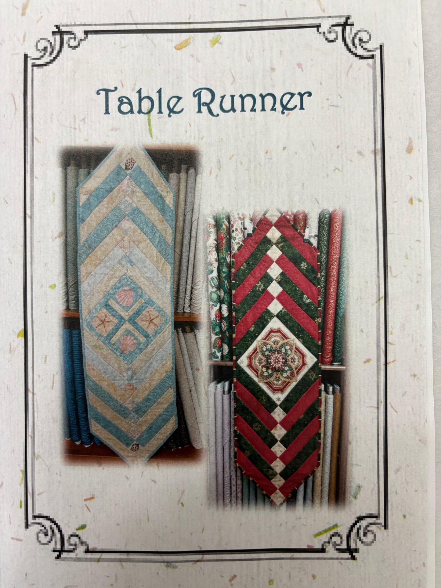CADD COTTAGE TABLE RUNNER PATTERN