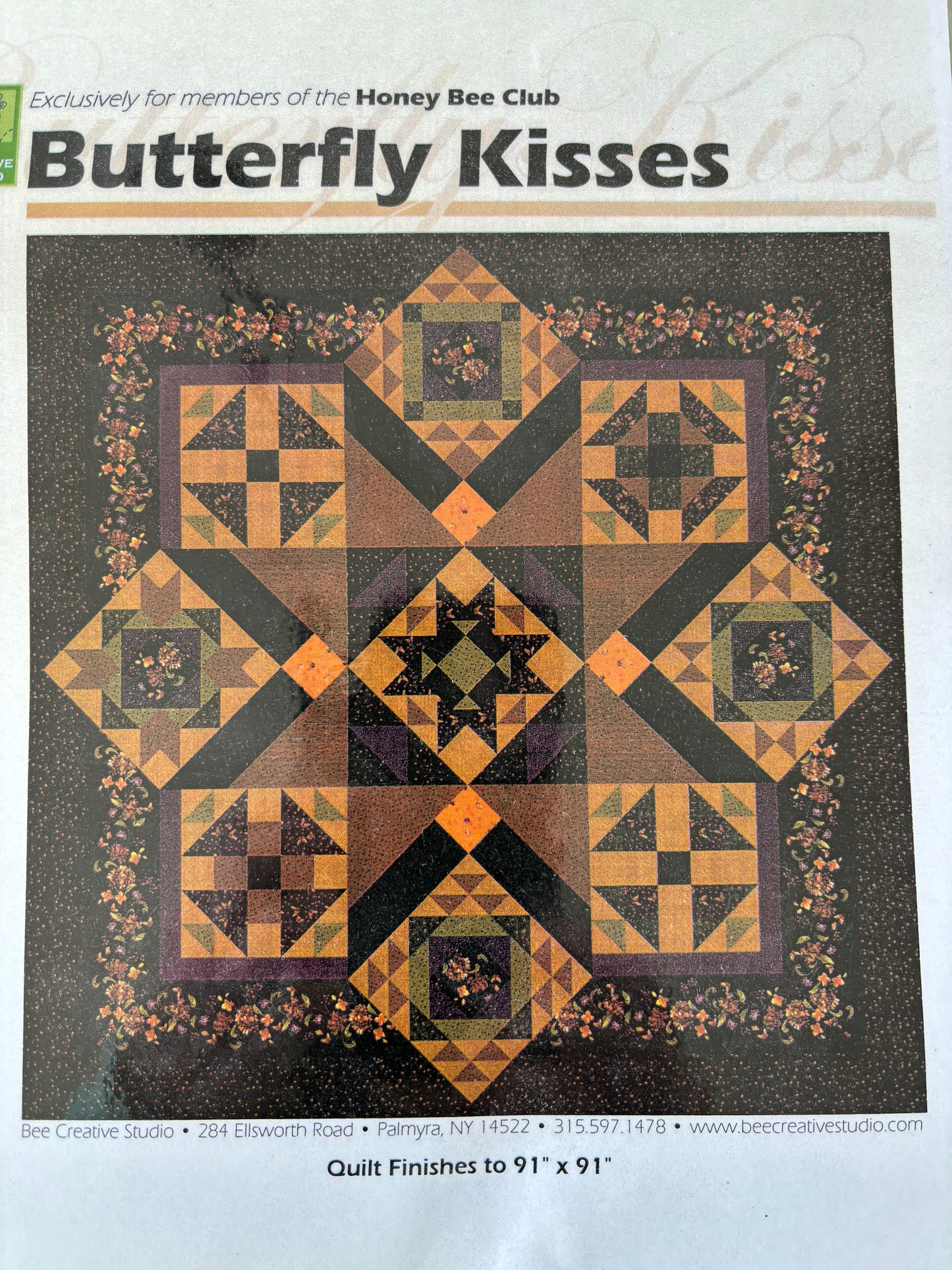 BUTTERFLY KISSES QUILT KIT