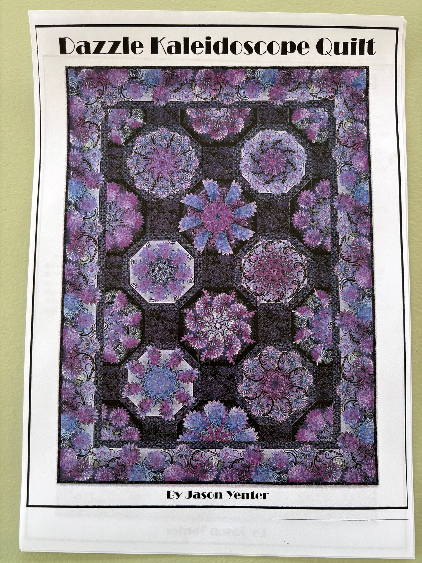 DAZZLE KALEIDOSCOPE QUILT KIT