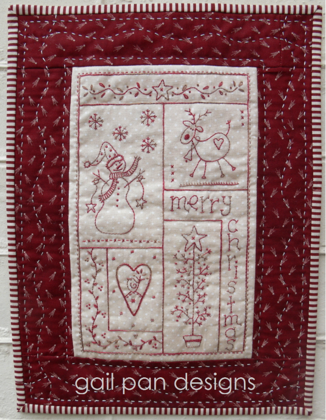 GAIL PAN LOVE CHRISTMAS PATTERN