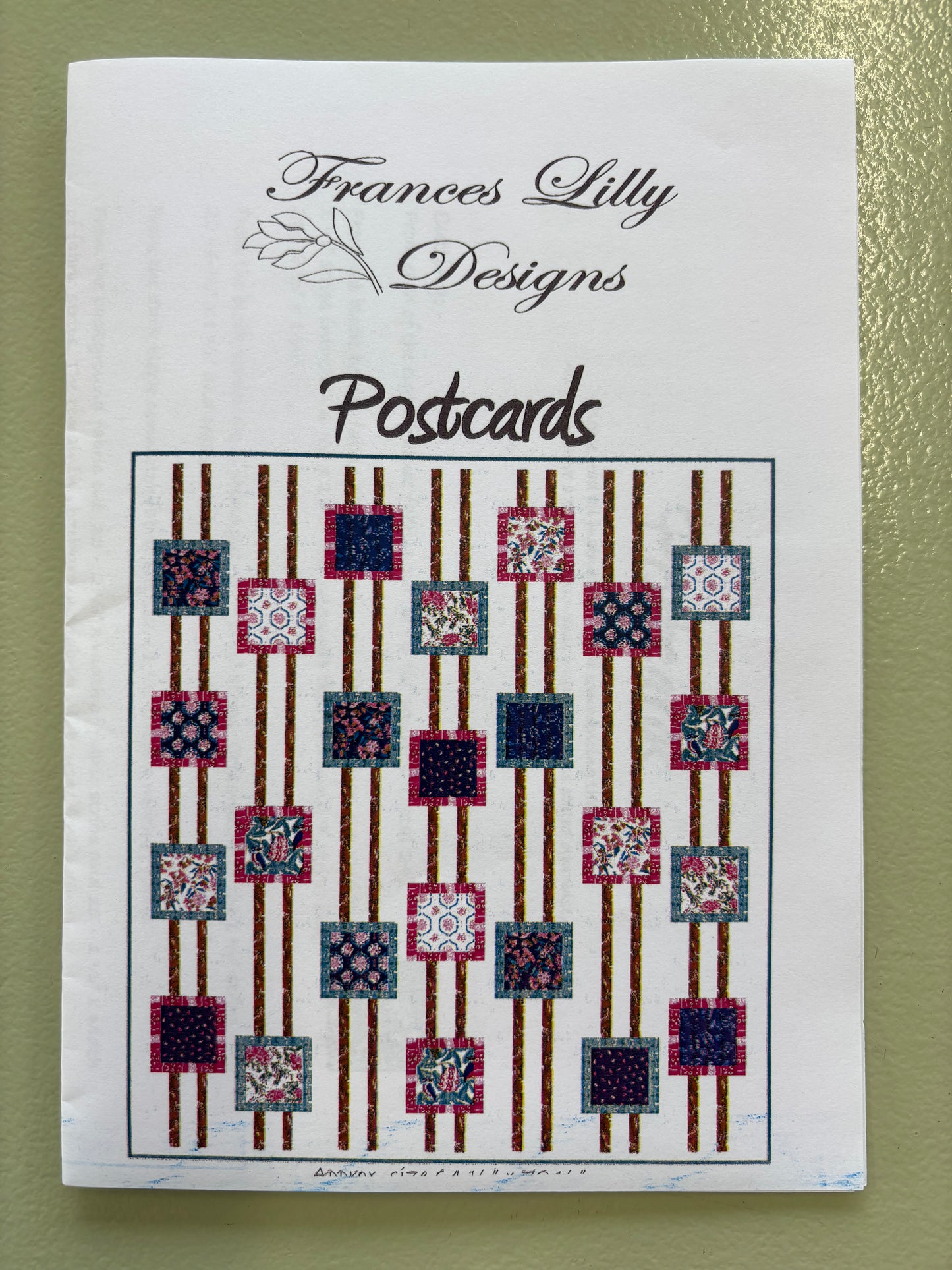 POSTCARDS QUILT PATTERN
