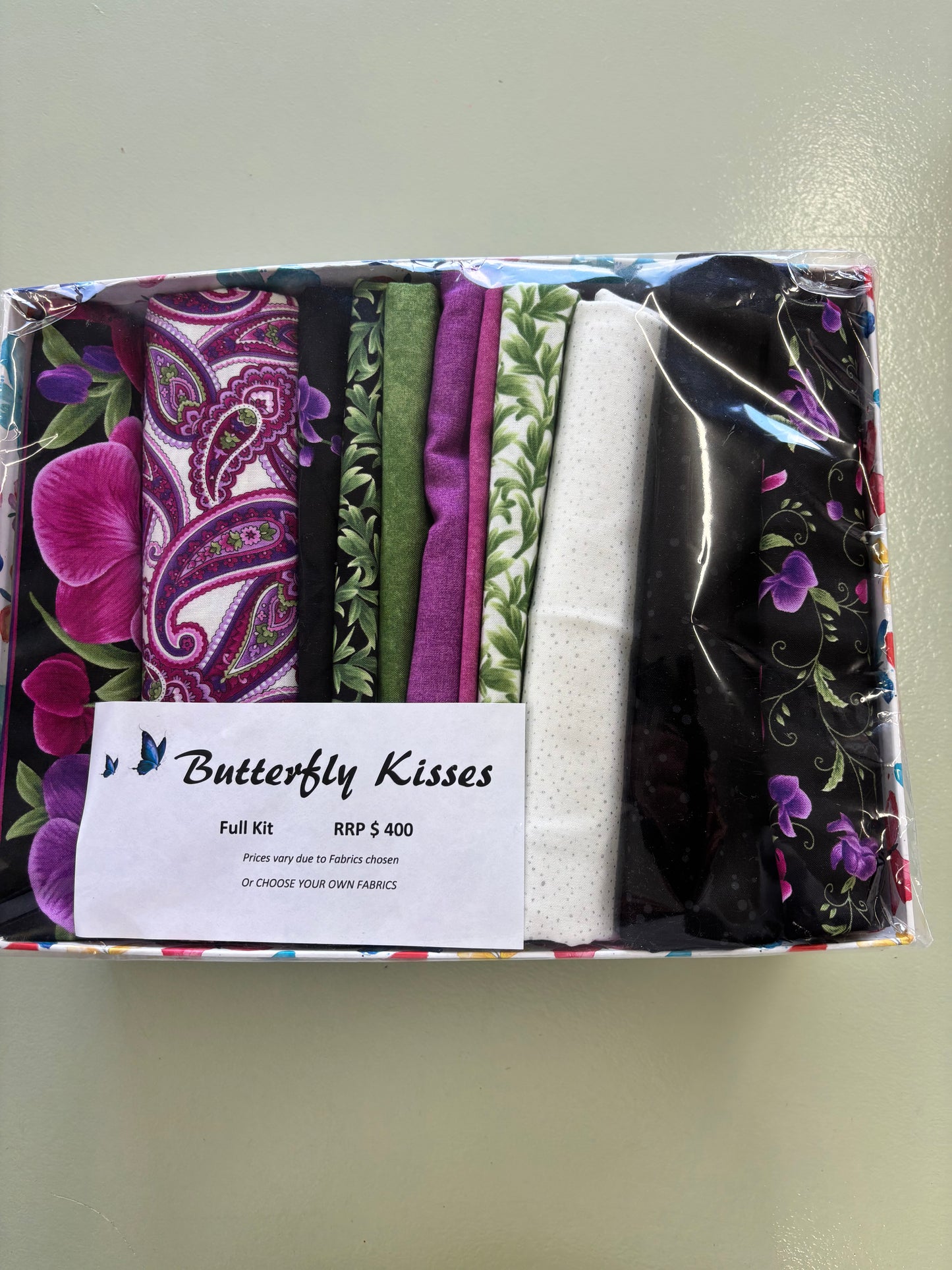BUTTERFLY KISSES QUILT KIT
