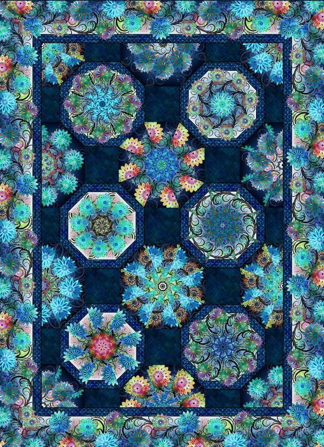 DAZZLE KALEIDOSCOPE QUILT KIT