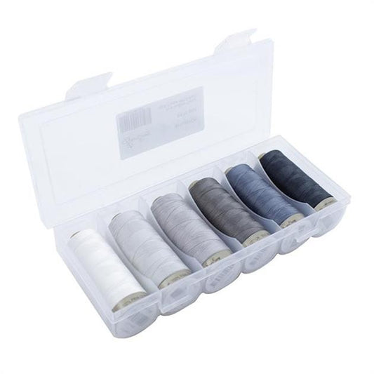 PIMA COTTON M36 1200yd BOX SET BLACK/GREYS/WHITE