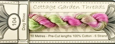 COTTAGE GARDEN THREADS DOG ROSE 104