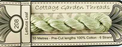 COTTAGE GARDEN THREADS LETTUCE LEAF 208