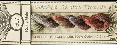 COTTAGE GARDEN THREADS RUSTY GATE 507