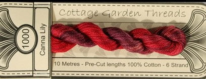 COTTAGE GARDEN THREADS CANNA LILY 1000