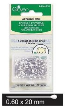 CLOVER APPLIQUE PINS