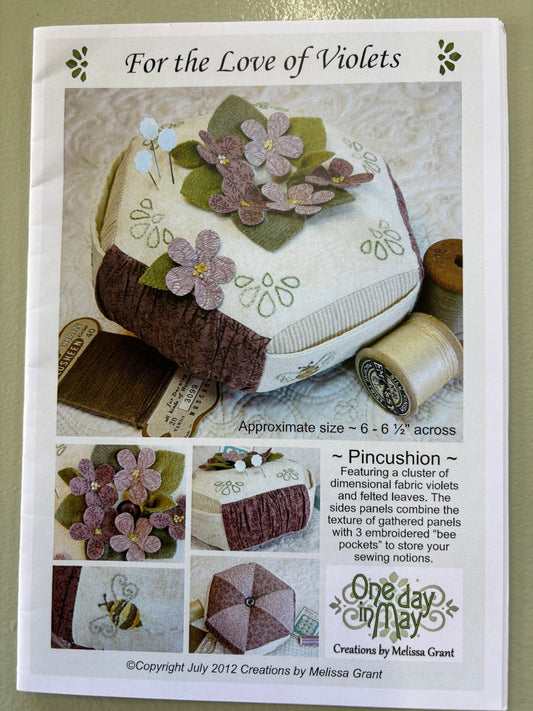 ONE DAY IN MAY  FOR THE LOVE OF VIOLETS
