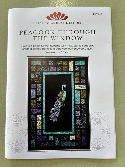 THE PEACOCK THROUGH THE WINDOW PATTERN