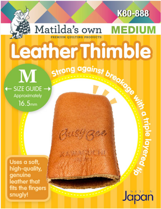 MATILDA'S OWN LEATHER THIMBLES