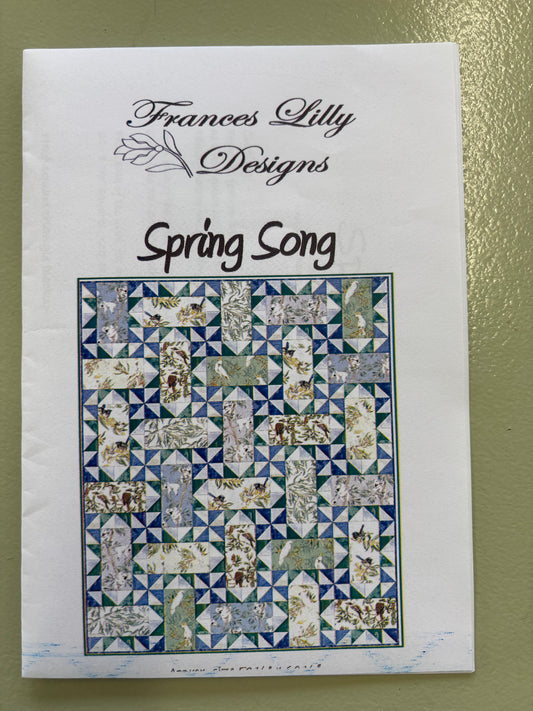SPRING SONG QUILT  PATTERN