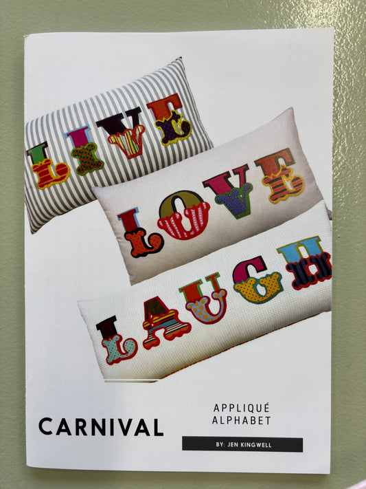 CARNIVAL APPLIQUE ALPHABET
