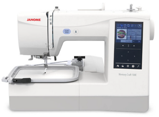 MEMORY CRAFT 100e EMBROIDERY MACHINE
