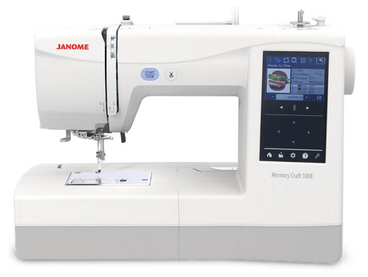 MEMORY CRAFT 100e EMBROIDERY MACHINE