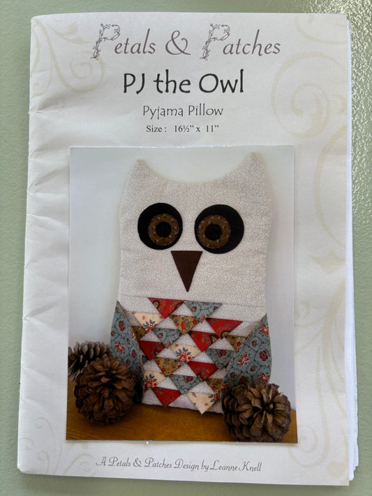 PJ THE OWL PYJAMA PILLOW