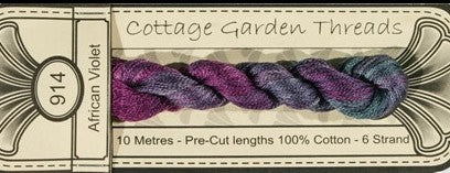 COTTAGE GARDEN THREADS AFRICAN VIOLET 914